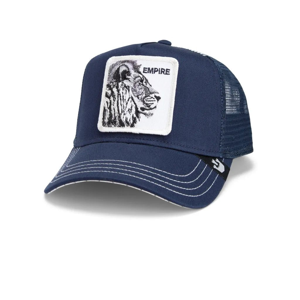 The Empire Lion Trucker Hat Goorin Bros - Tops and Bottoms USA