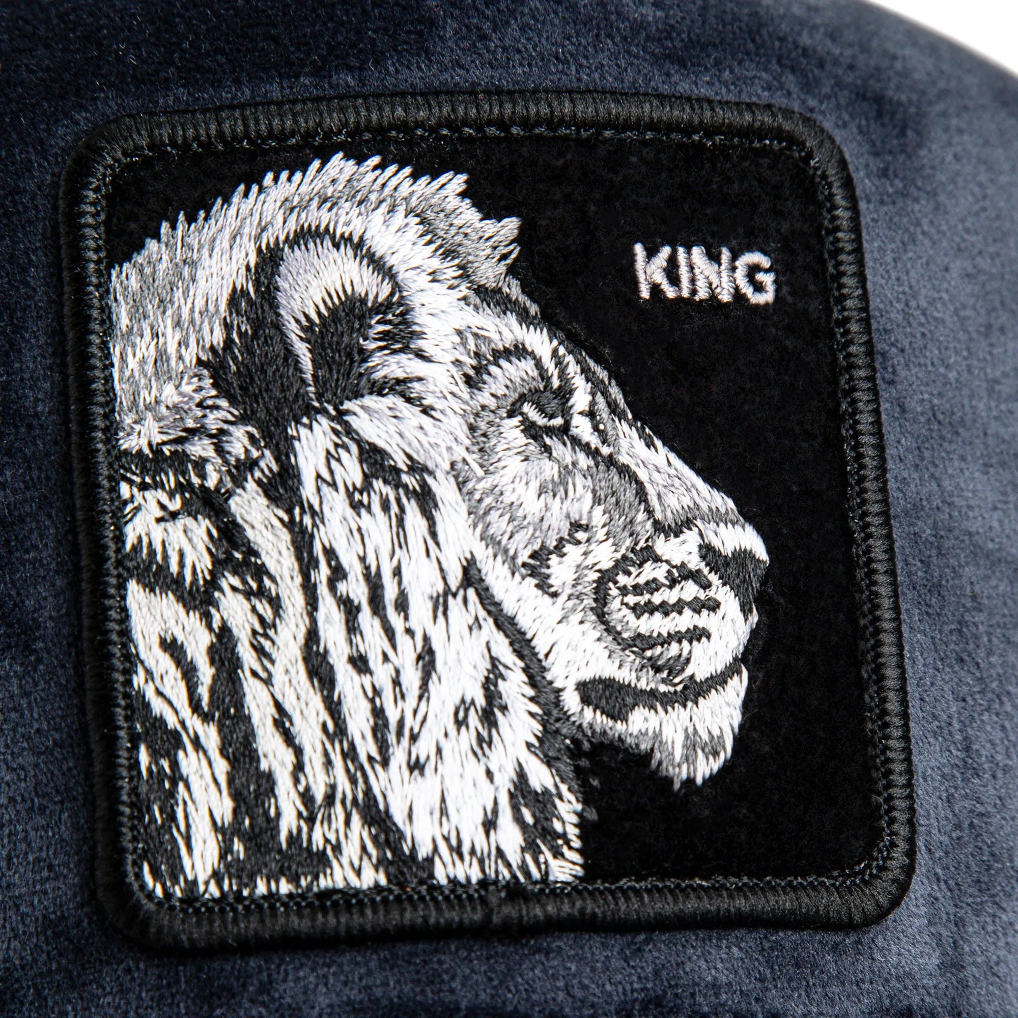 Velour Lion Trucker Hat