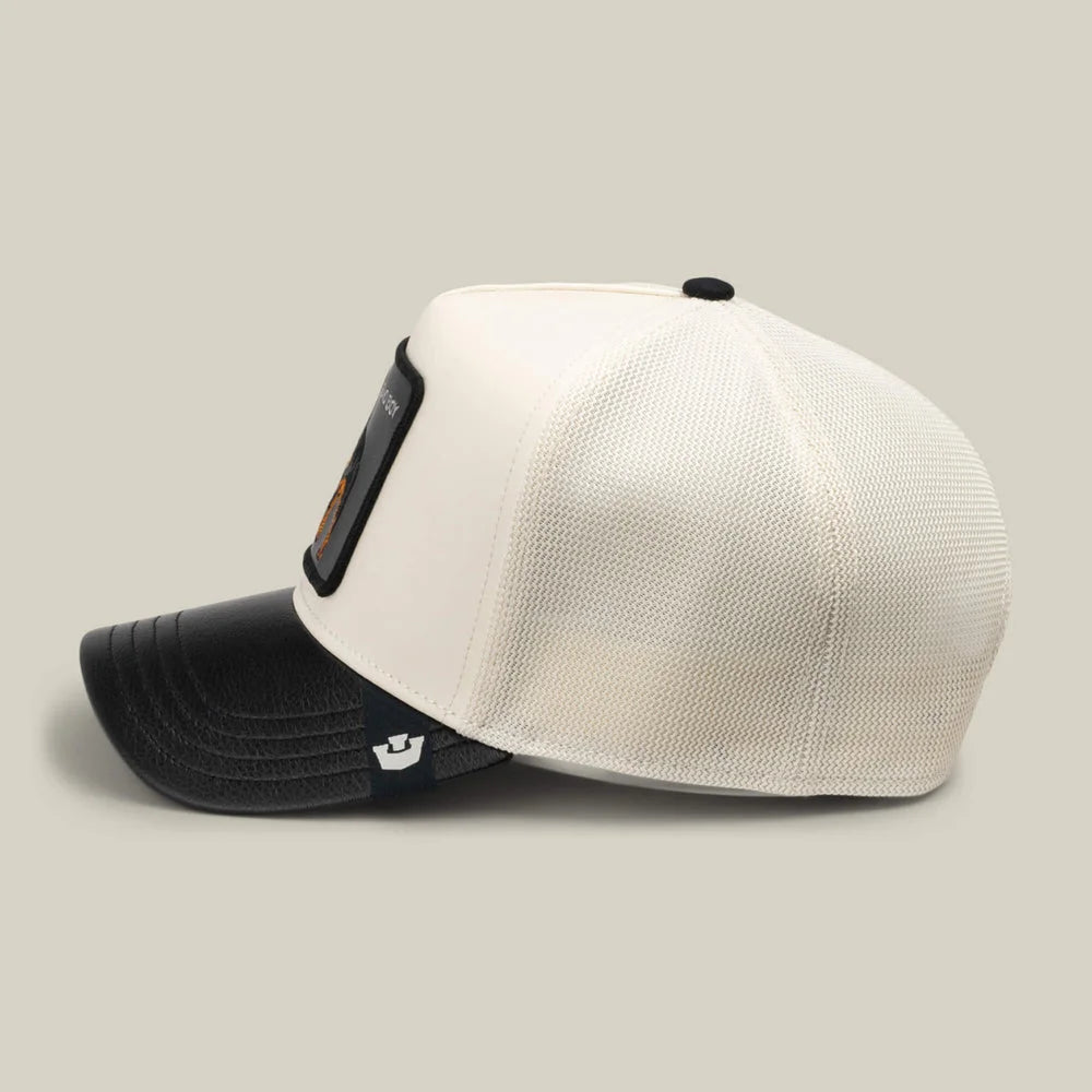 Faux Leather Rottweiler Trucker Hat