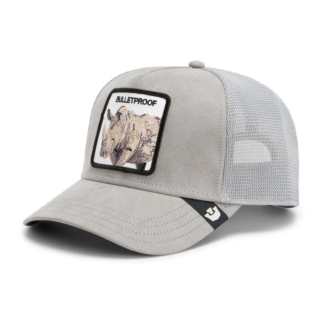 Suede Rhino Trucker Hat