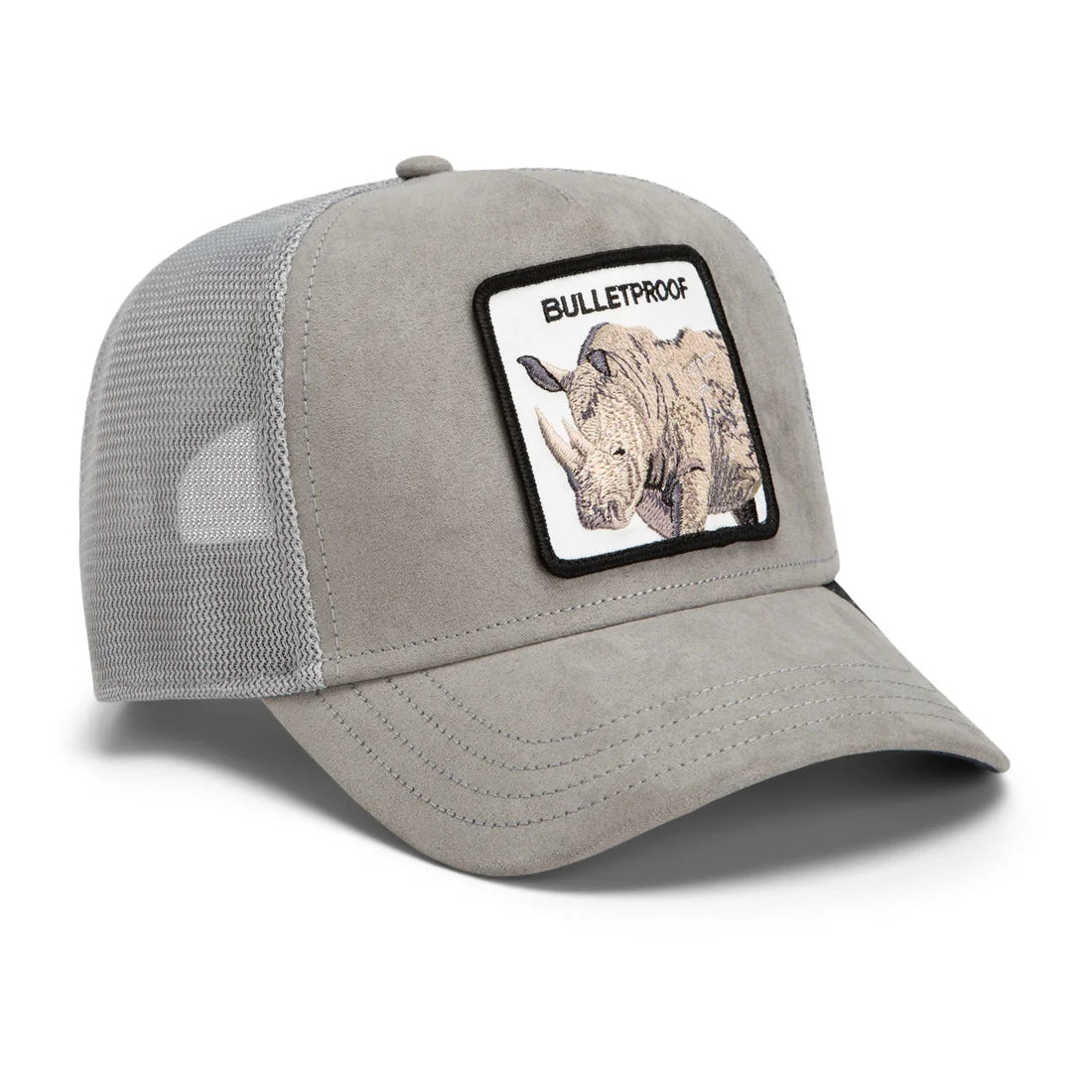 Suede Rhino Trucker Hat