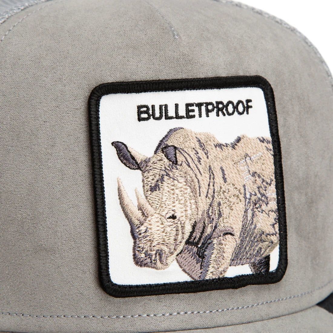 Suede Rhino Trucker Hat