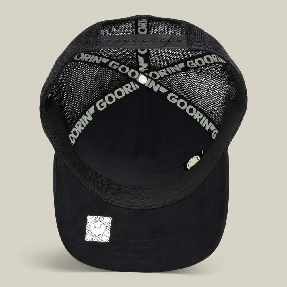 Black Out Lion Trucker Hat