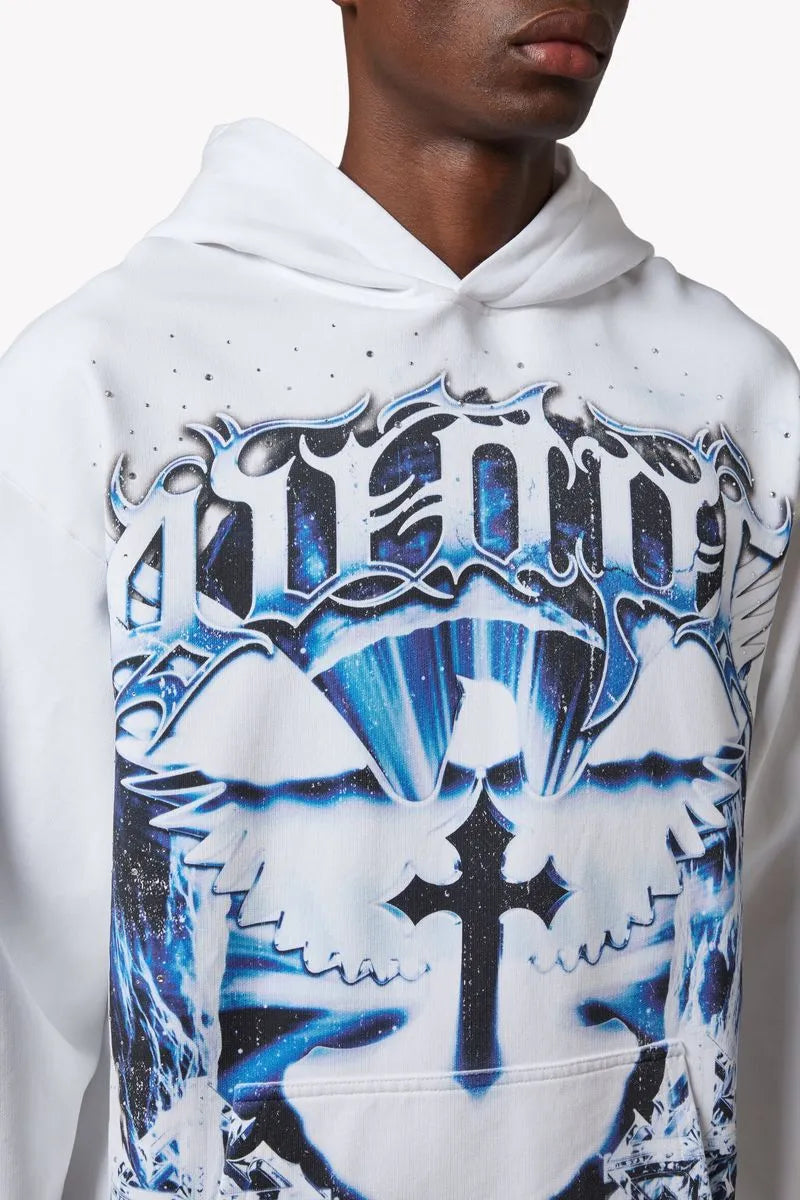 Men's White Heavens Vault Hoodie