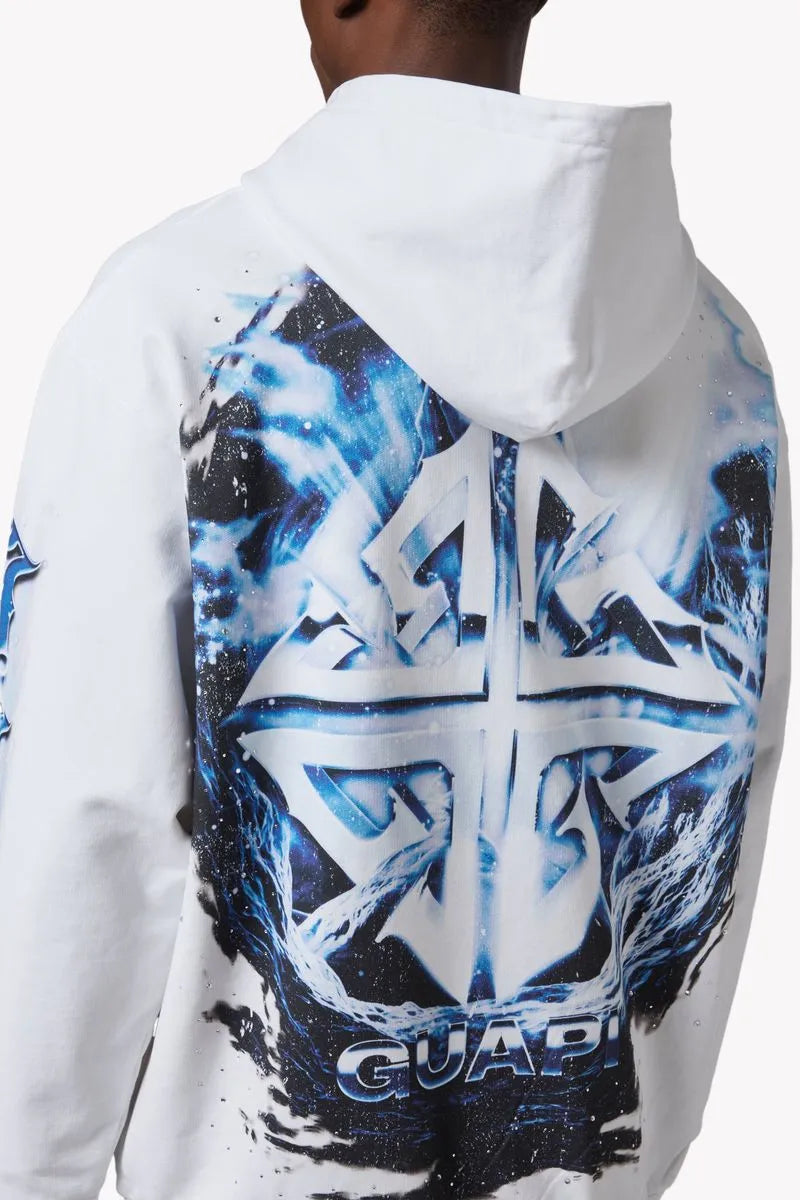 Men's White Heavens Vault Hoodie