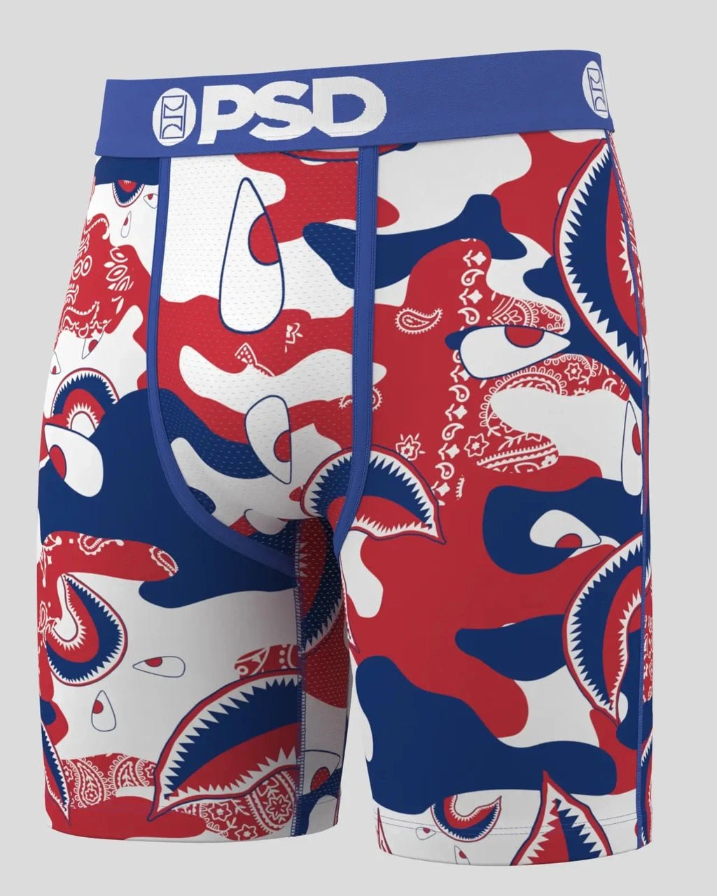 Men's Warface Camo Paisley Boxer Brief Psd Underwear - Tops and Bottoms USA