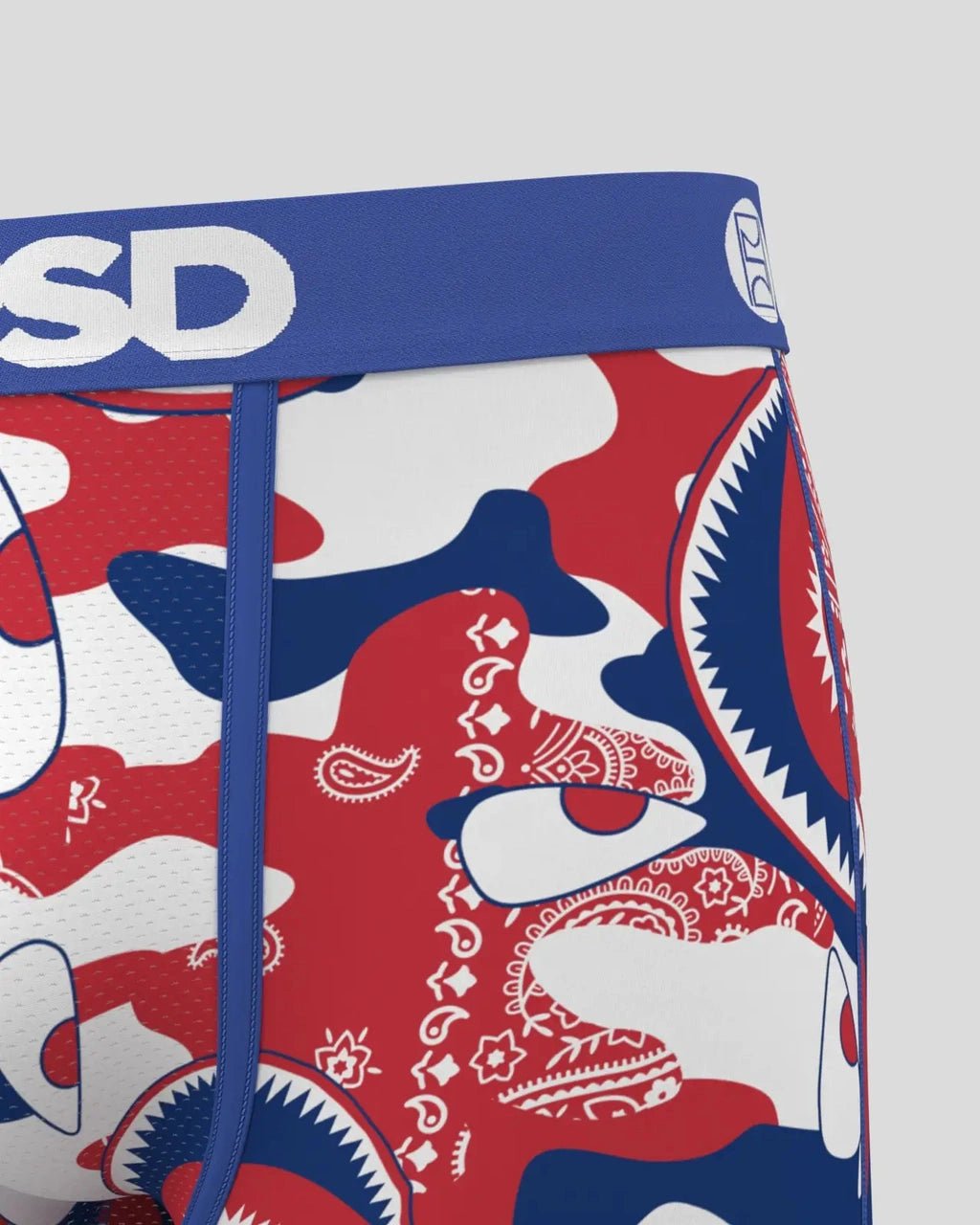Men's Warface Camo Paisley Boxer Brief Psd Underwear - Tops and Bottoms USA