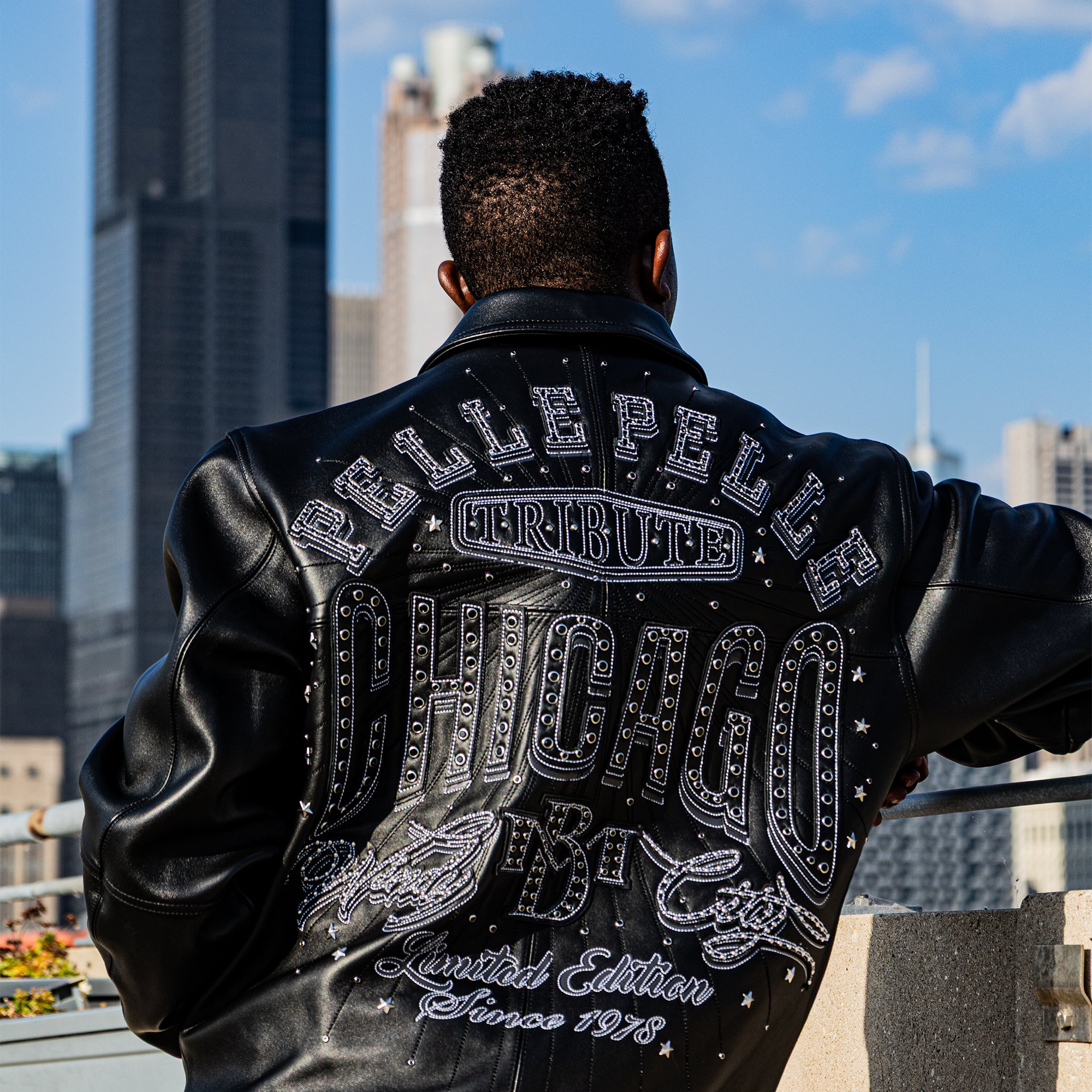 Pelle-Pelle X TB Men's Windy City Leather Jacket