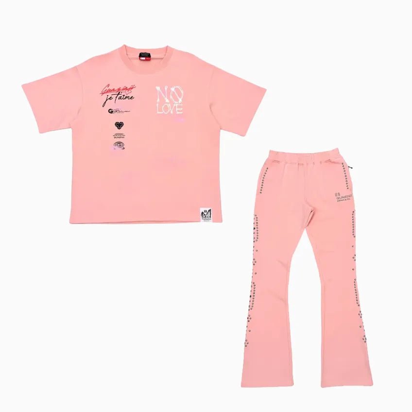 Men's NO LOVE Classics Outfit Gunzinii - Tops and Bottoms USA