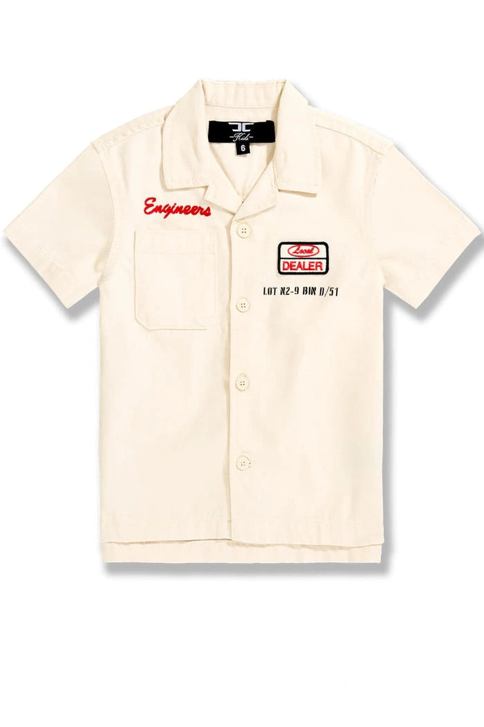 Kid's The Re-Up Mechanic Shirt and Shorts Outfit