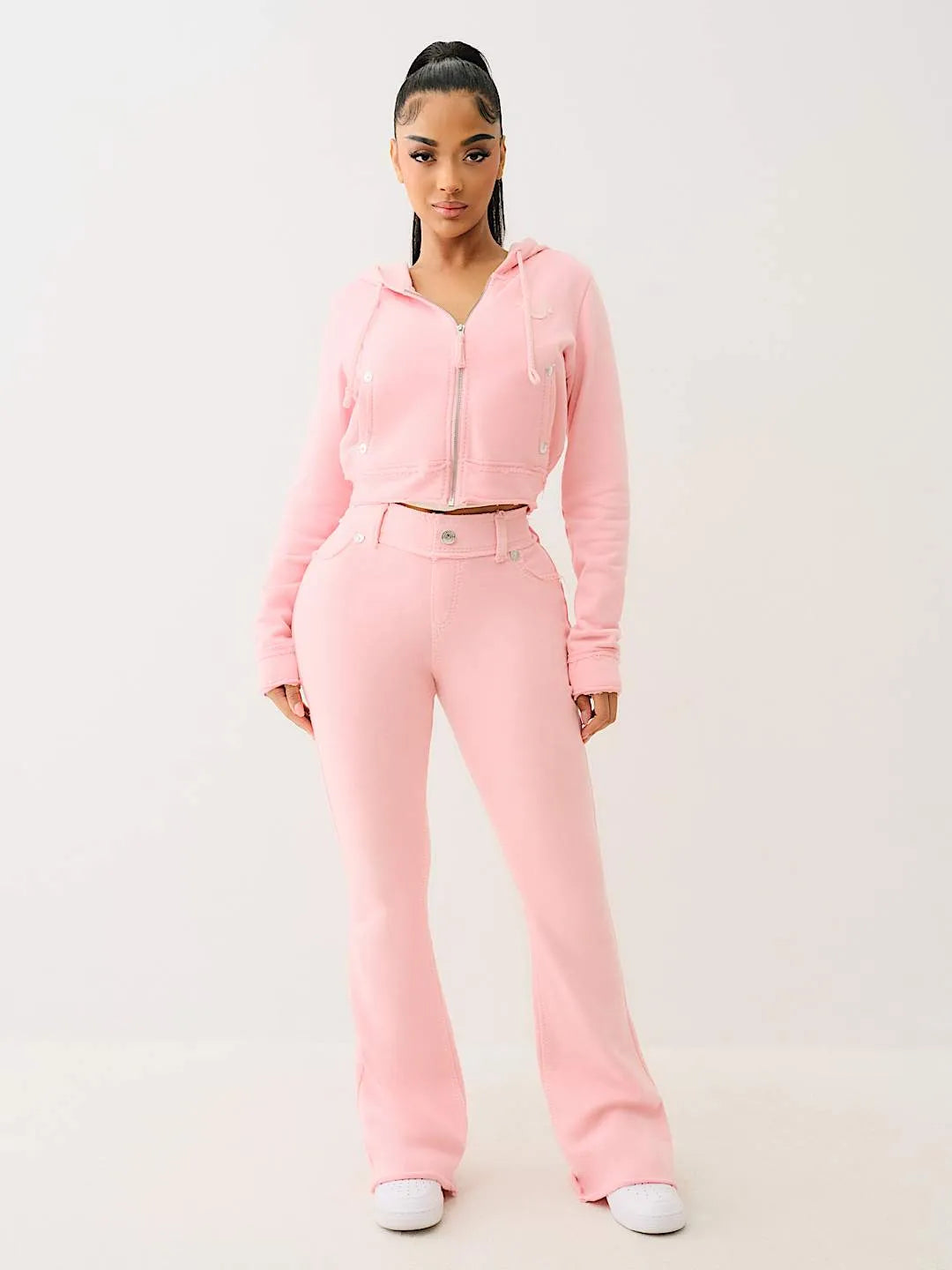 Women's Raw Edge Big T Shrunken Outfit