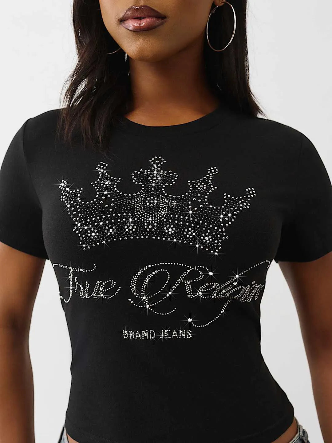 Women's Crystal Crown Logo Baby T-Shirt