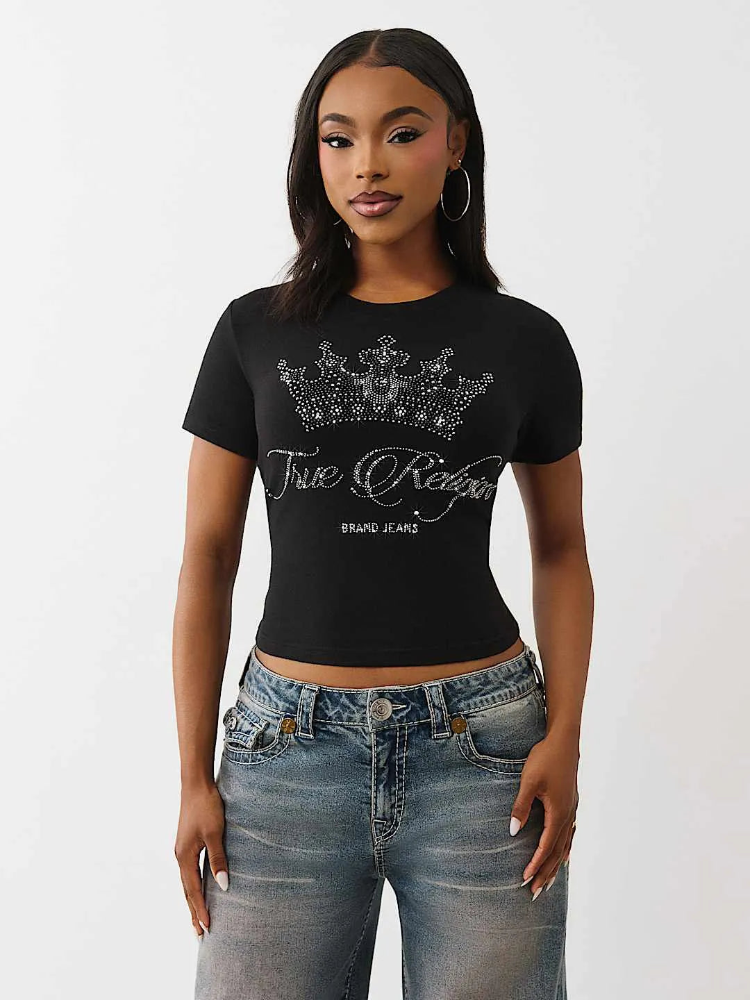 Women's Crystal Crown Logo Baby T-Shirt