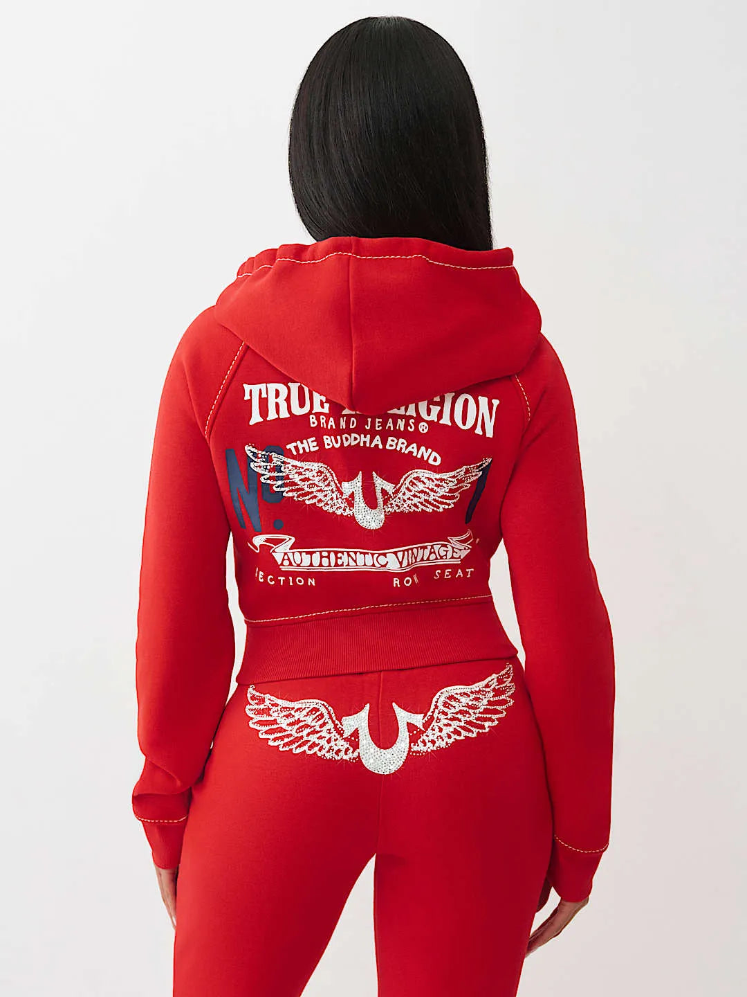 Women's Crystal Wing Big T Outfit