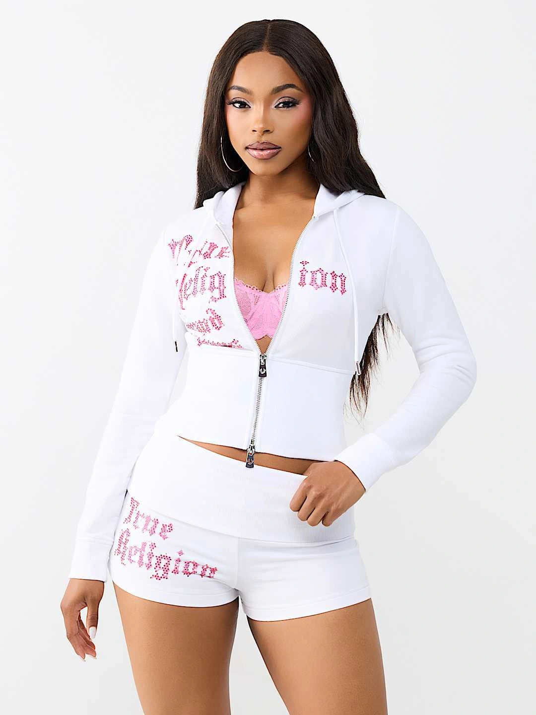 Women's Crystal Foldover Outfit