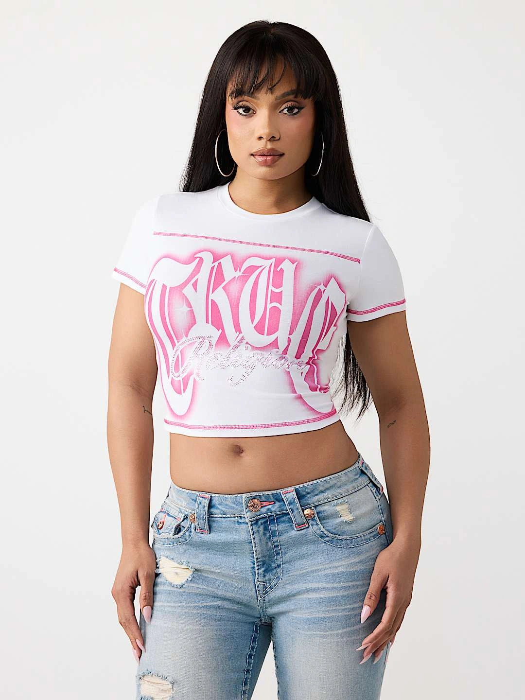 Women's Crystal Logo Baby T-Shirt