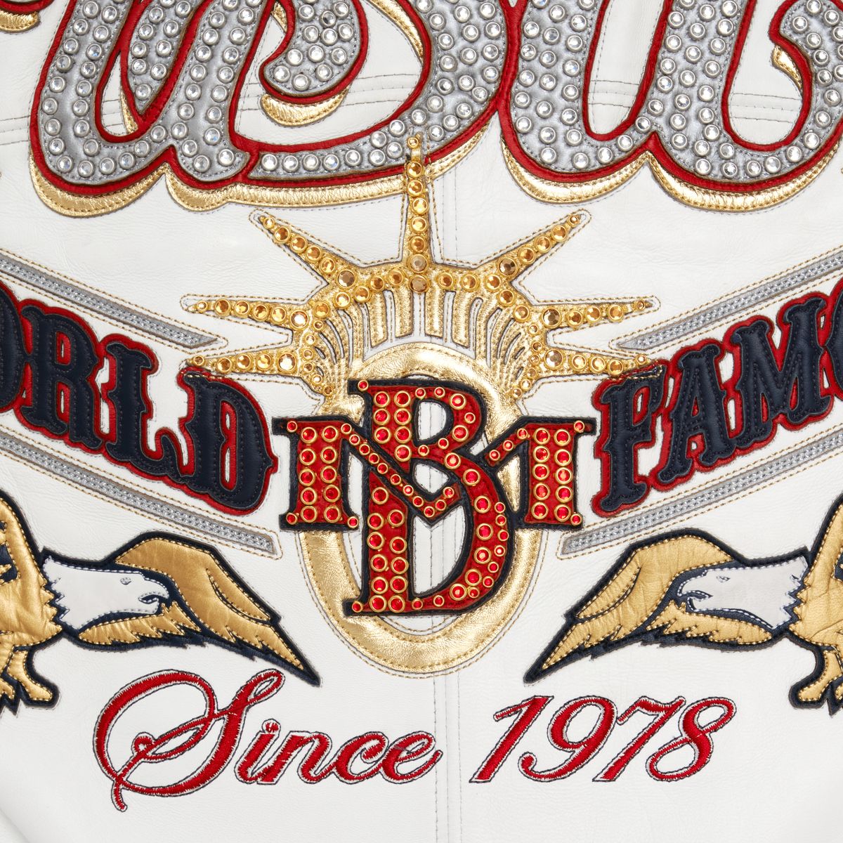 Men's Stars And Stripes Leather Jacket