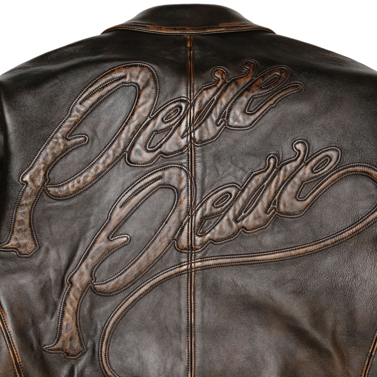 Men's Two Tone Pelle Leather Jacket