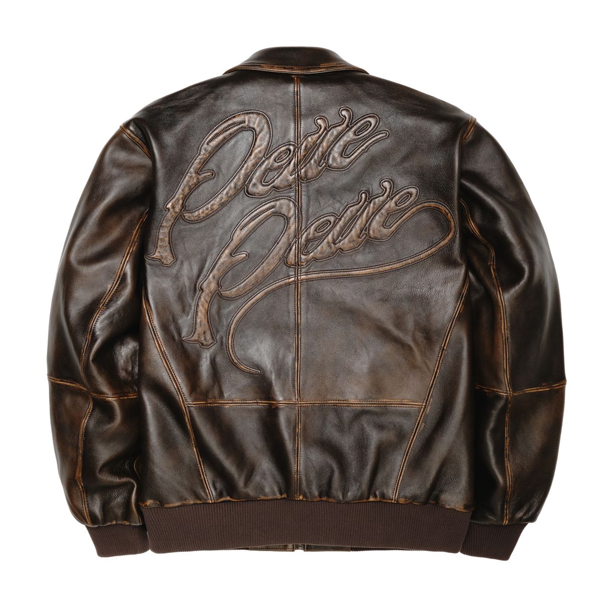 Men's Two Tone Pelle Leather Jacket