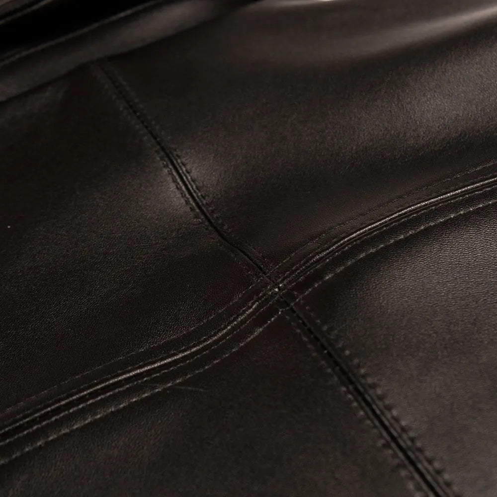 Men's Corded Pelle Leather Jacket
