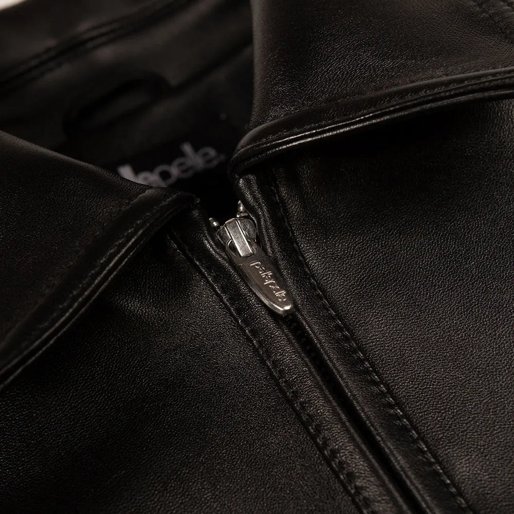 Men's Corded Pelle Leather Jacket