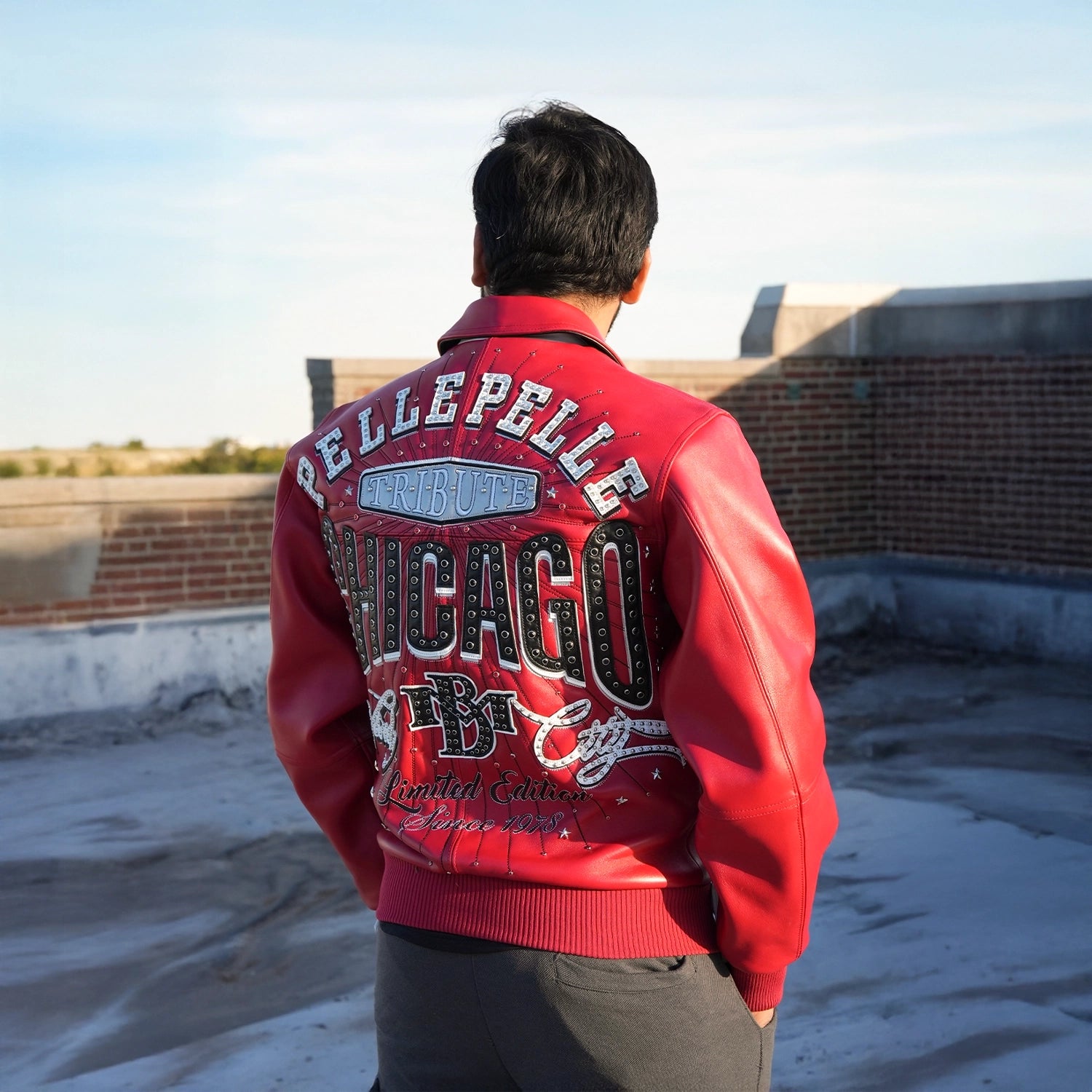 Pelle-Pelle X TB Men's Windy City Leather Jacket