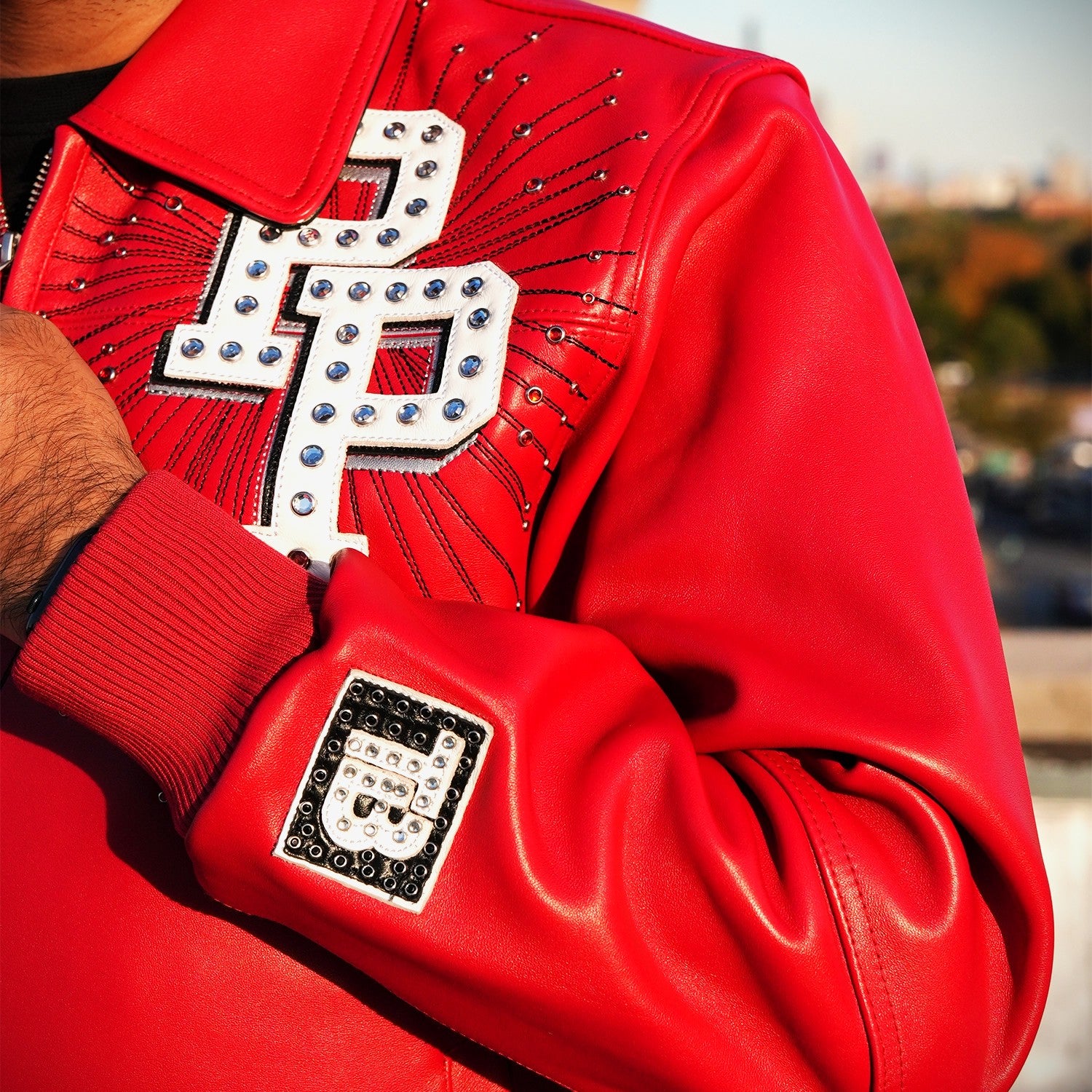 Pelle-Pelle X TB Men's Windy City Leather Jacket