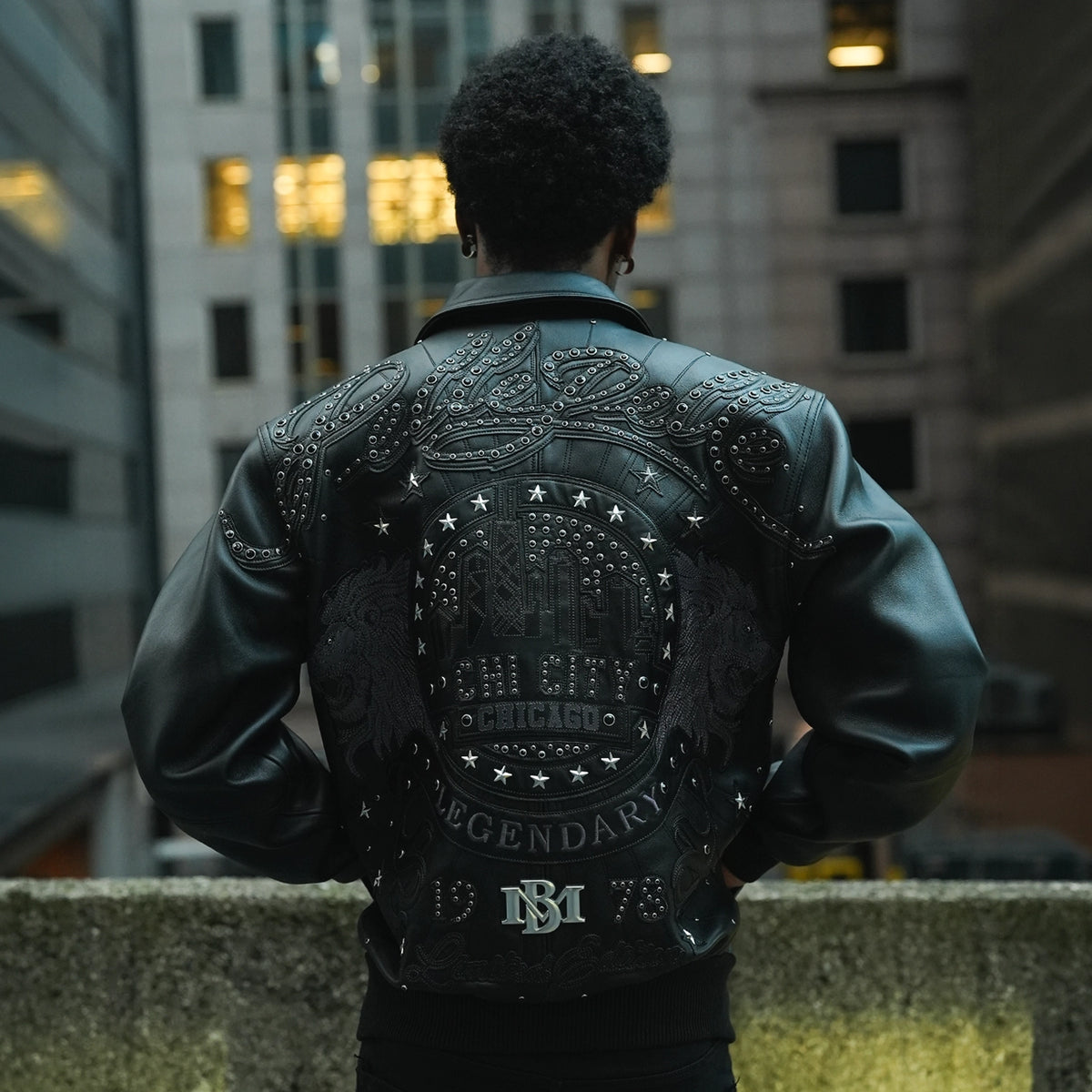 Pelle-Pelle X TB  Exclusive Men's Chi City Leather Jacket