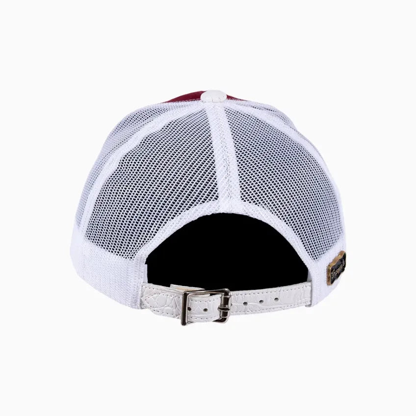 Breyer's Buck 50 Wool Trucker Hat With Leather Visor