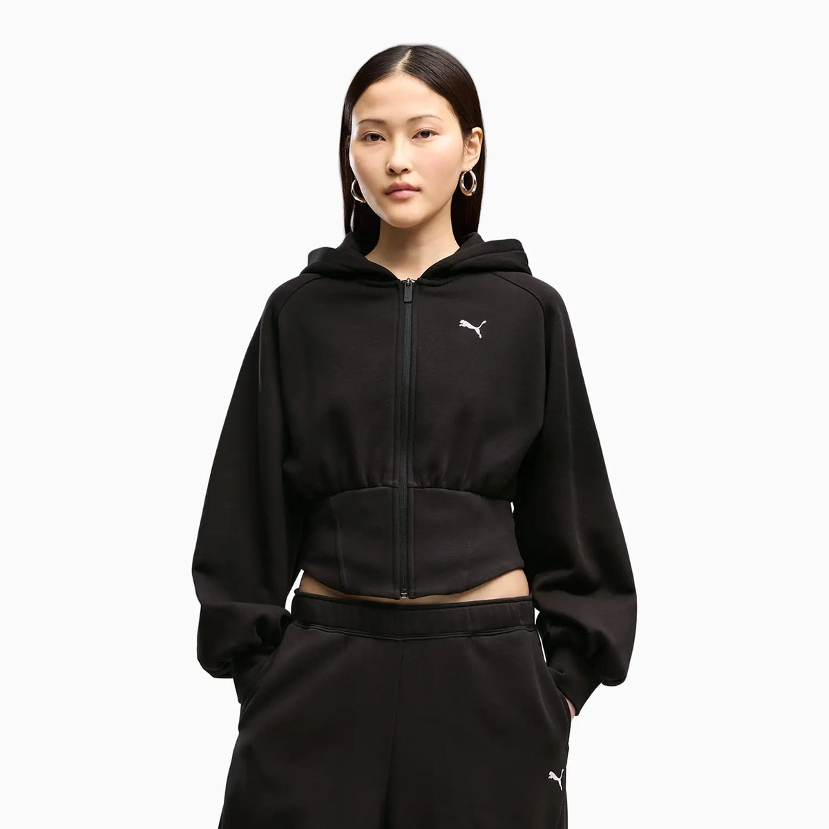 Women's Street Glam Slouchy Bedazzled Outfit Puma - Tops and Bottoms USA