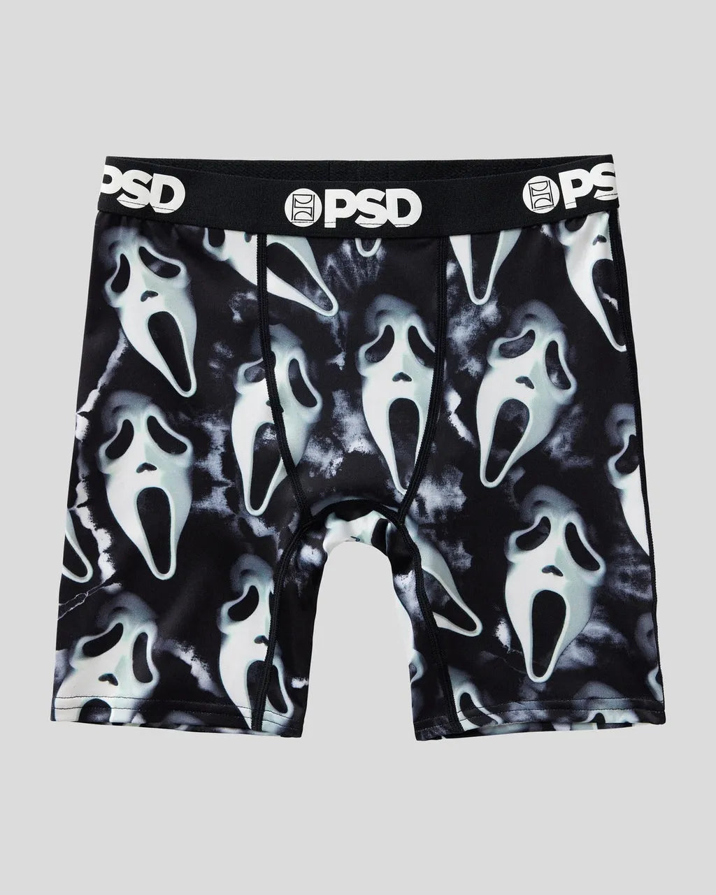 Kid's Ghost Face Dark Boxer Briefs
