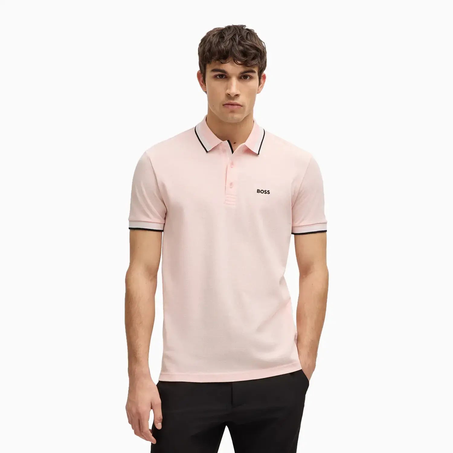 Men's Paddy Polo Shirt In Cotton With Logo Hugo Boss - Tops and Bottoms USA