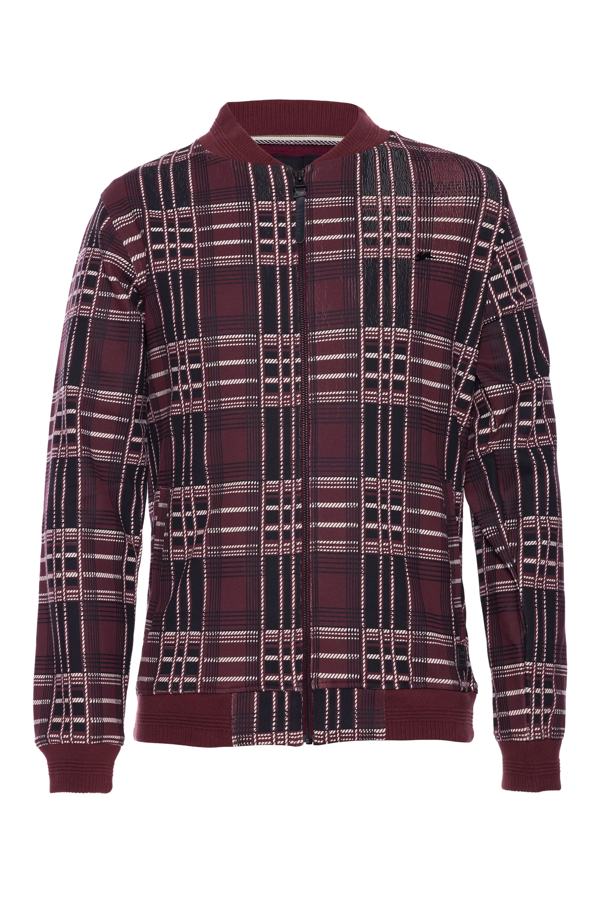 Men's Hank Printed Knit Bomber Jacket