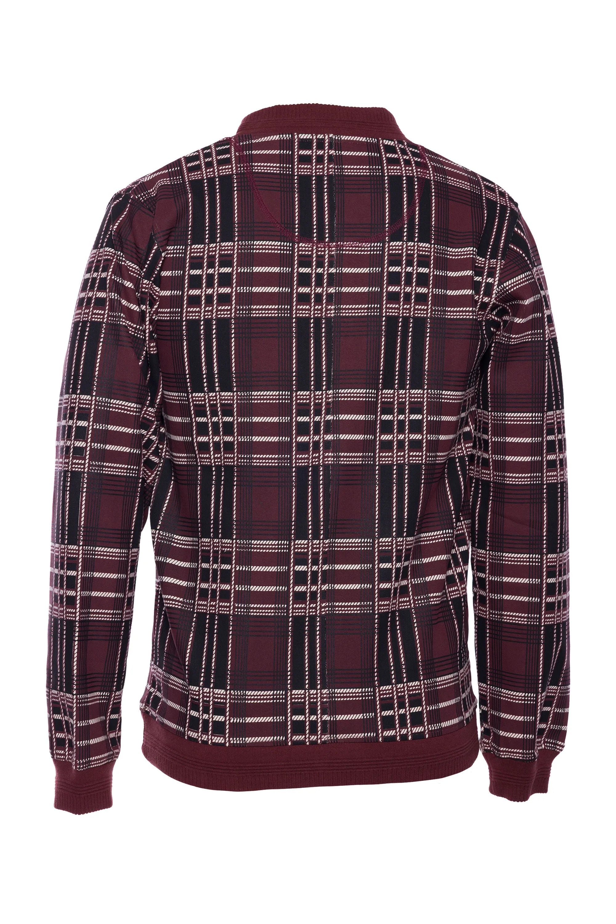 Men's Hank Printed Knit Bomber Jacket