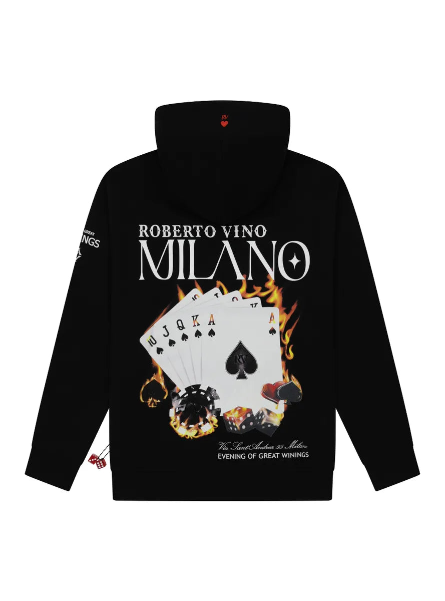 Men's Burning Cards Hoodie