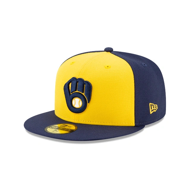 Milwaukee Brewers MLB Authentic Collection Alt 59FIFTY Fitted Hat