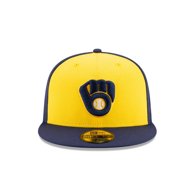 Milwaukee Brewers MLB Authentic Collection Alt 59FIFTY Fitted Hat