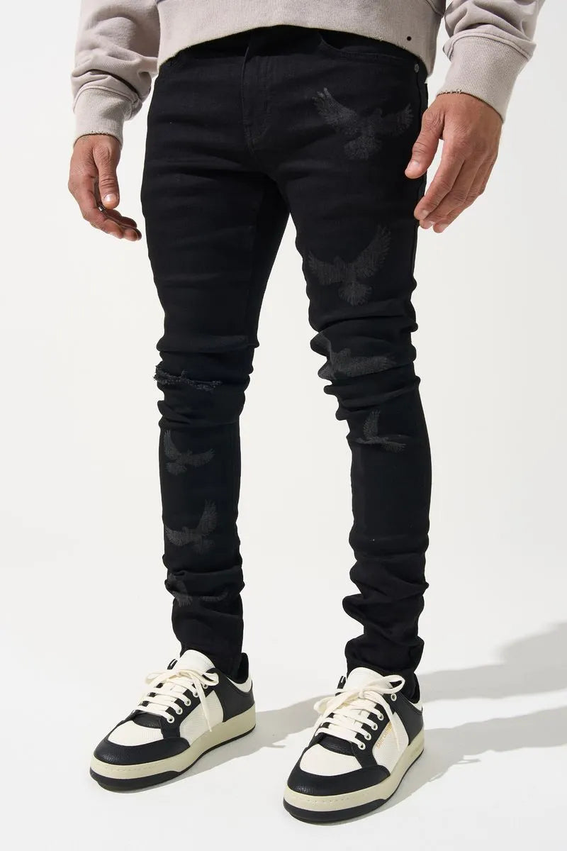 Men's Peace Black Jean Pant