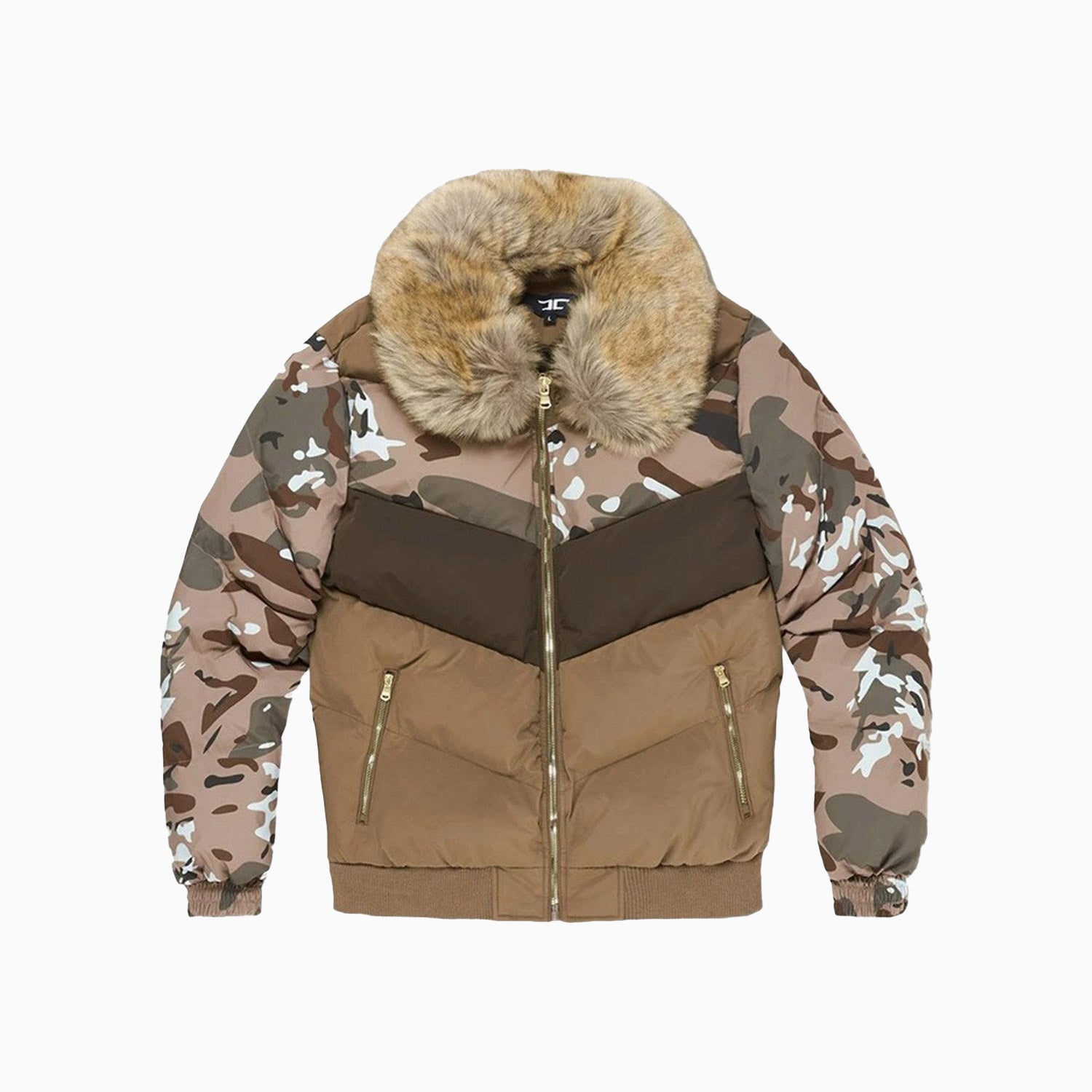 Mens Jordan Craig Outerwear Jordan Craig Men's Puffer With Faux