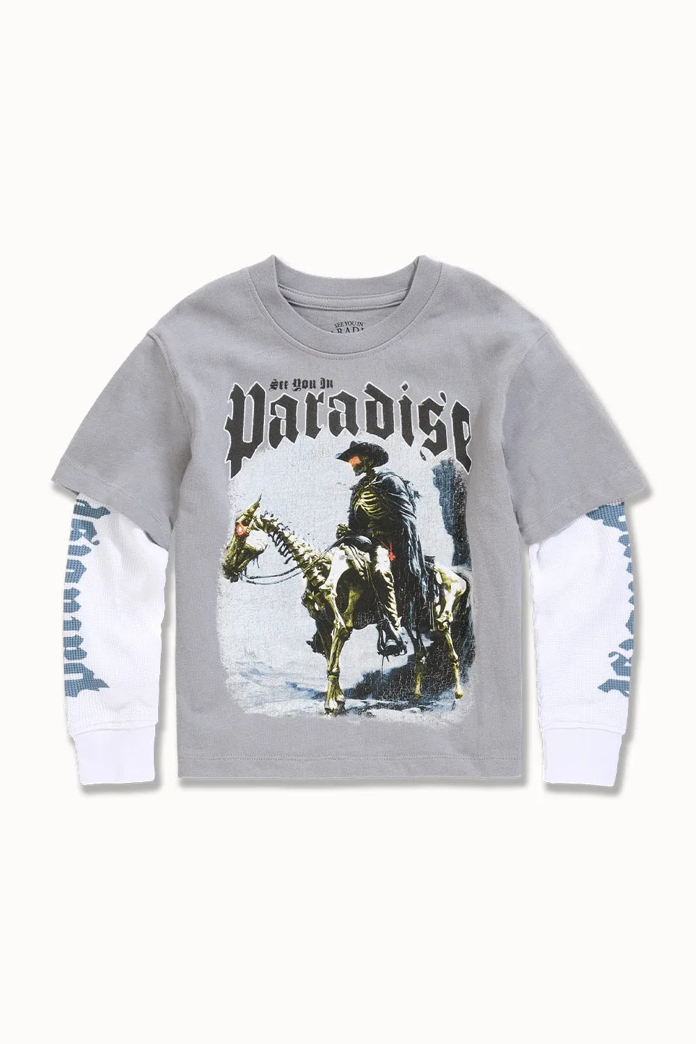 Kid's Night Rider Waffle Thermal T-Shirt