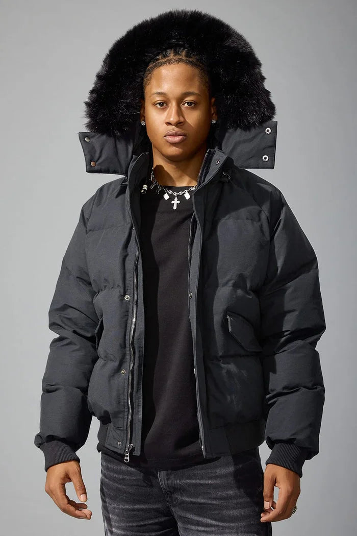 Jordan Craig Men's Atlantic Ave Bomber Jacket back lifestyle