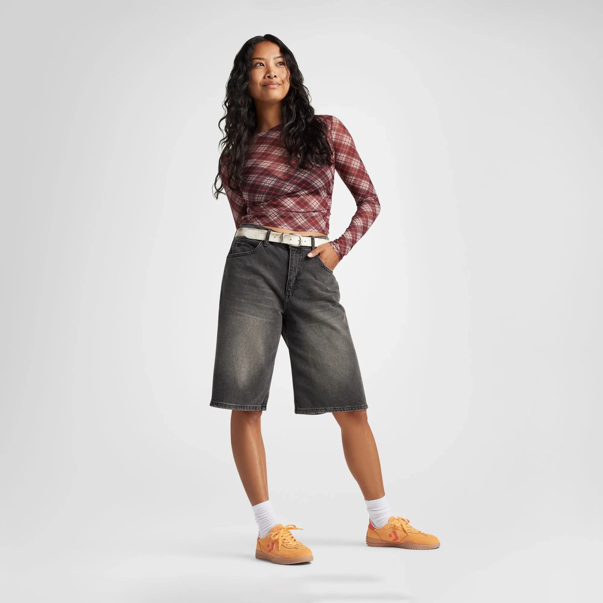 Run Star Trainer Suede Converse - Tops and Bottoms USA