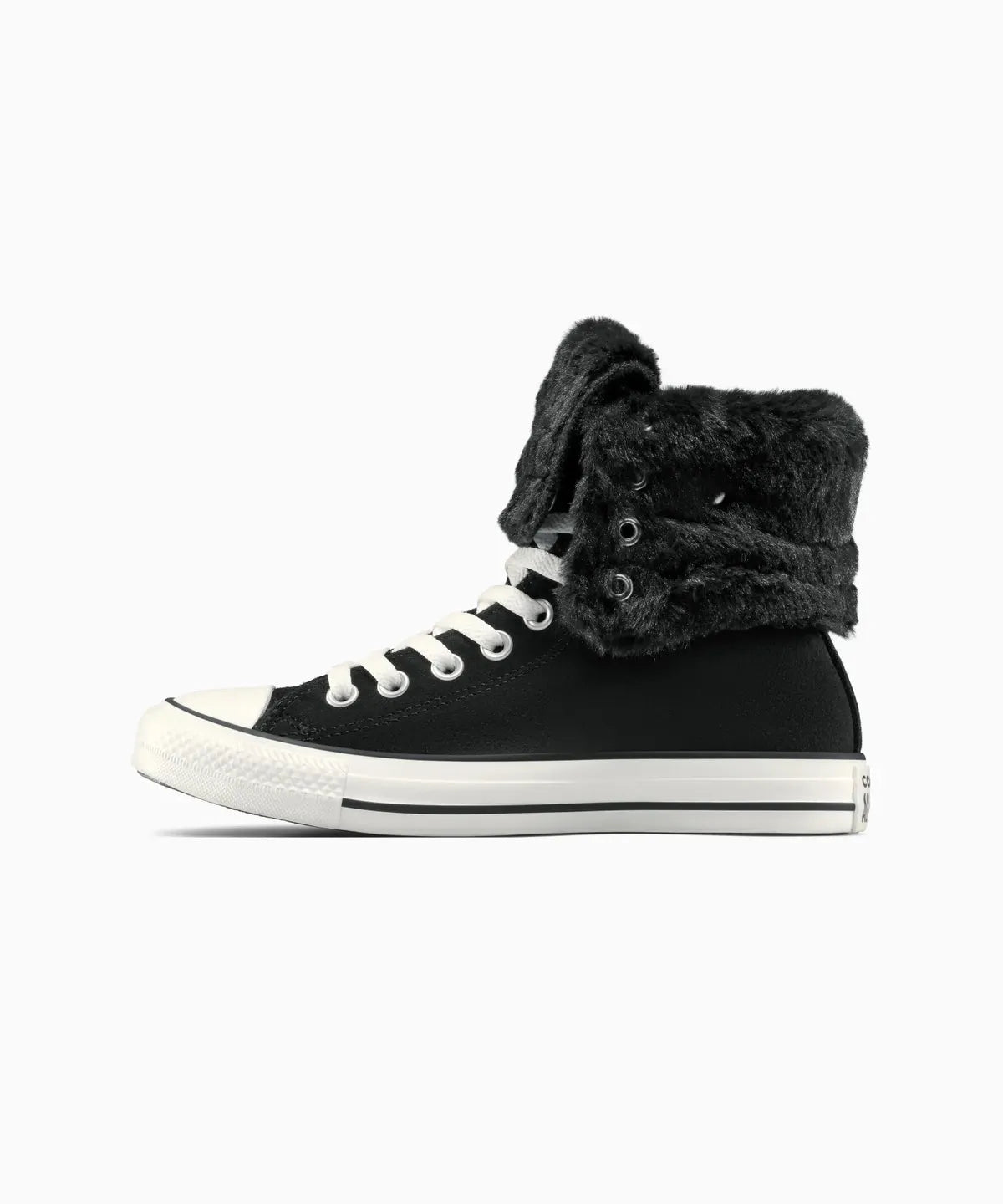 Women's All Star Fold Over Hi Faux Fur