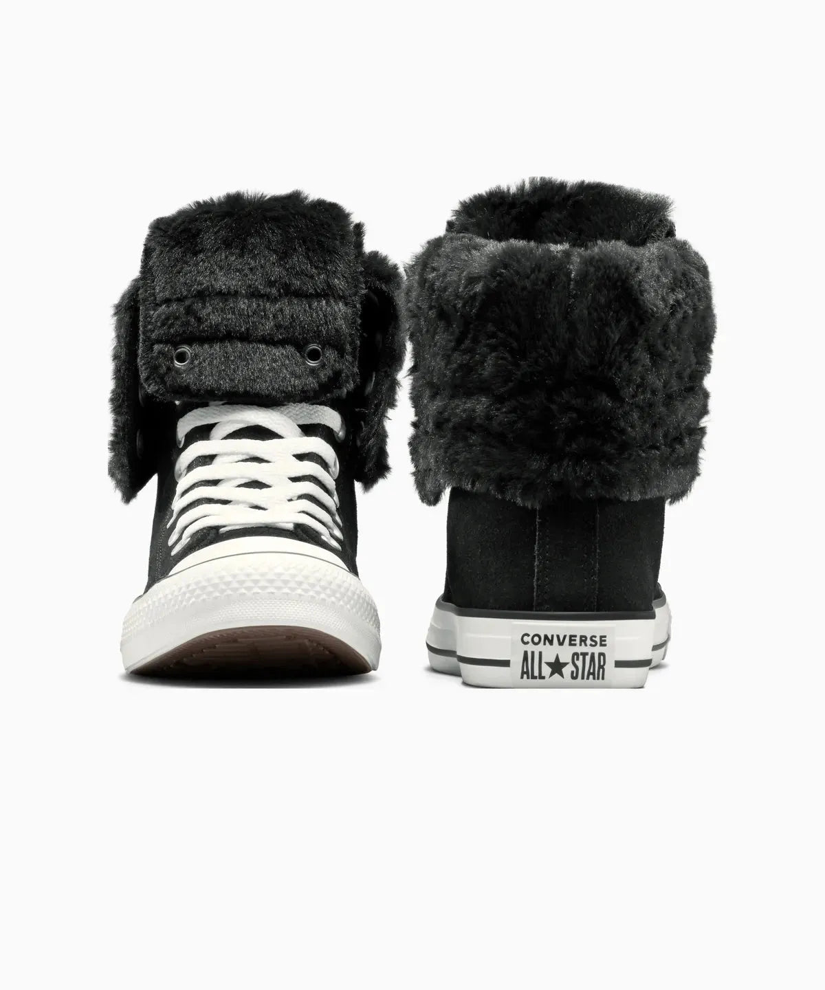 Women's All Star Fold Over Hi Faux Fur