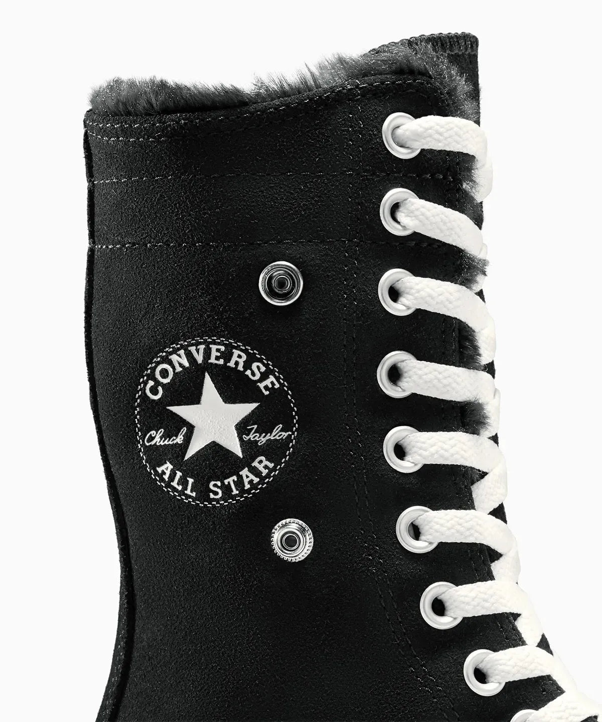 Women's All Star Fold Over Hi Faux Fur