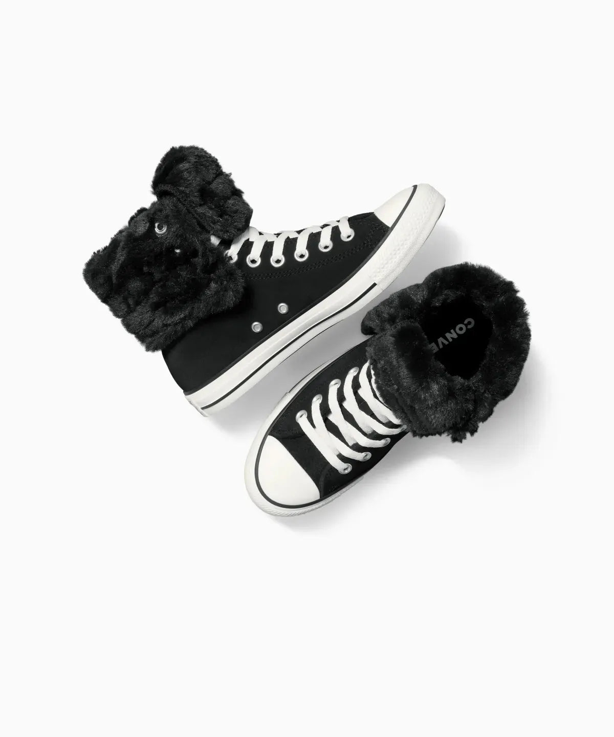 Women's All Star Fold Over Hi Faux Fur