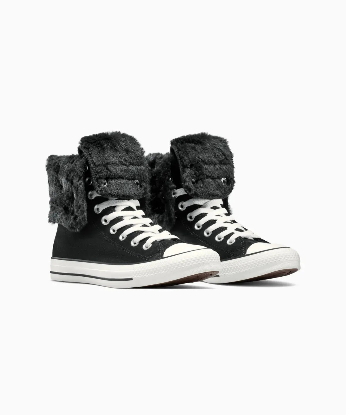 Women's All Star Fold Over Hi Faux Fur