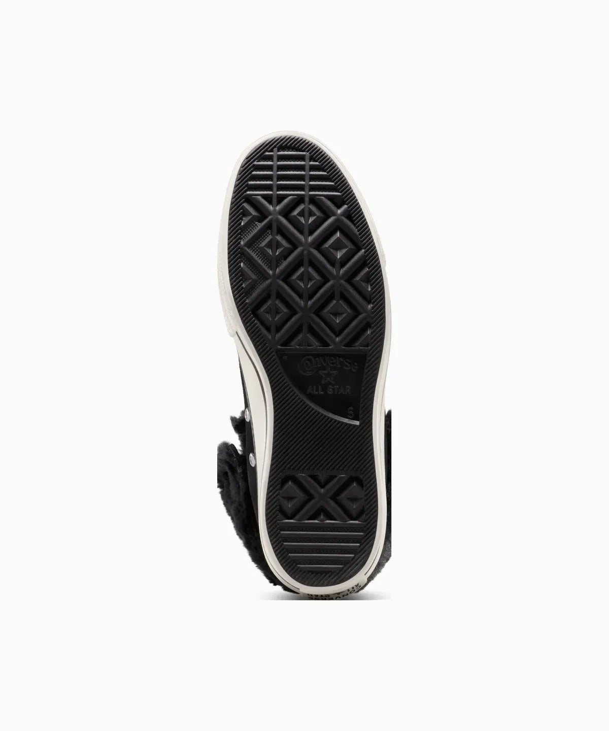 Women's All Star Fold Over Lift X-Hi Faux Fur