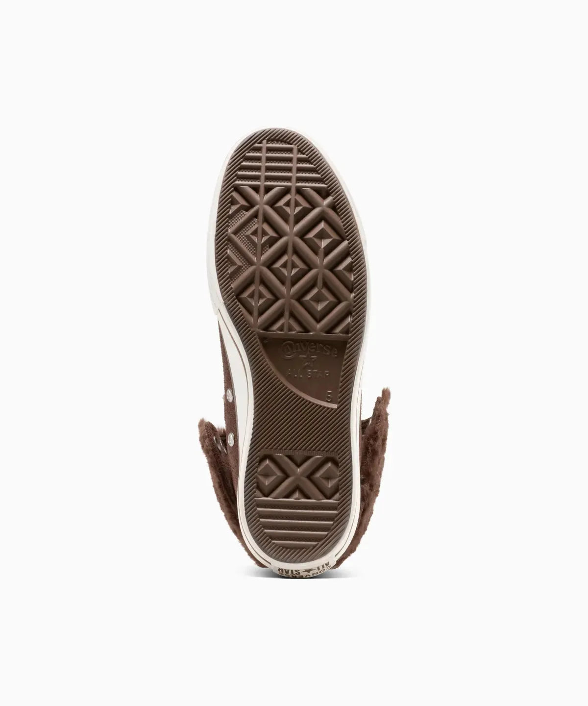 Women's All Star Fold Over Lift X-Hi Faux Fur