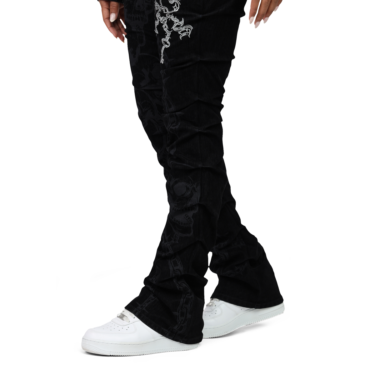 Women's High Rise Flocking Outfit